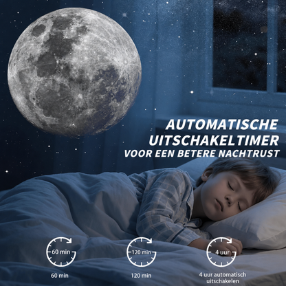 Nachtlamp met Galaxyprojector